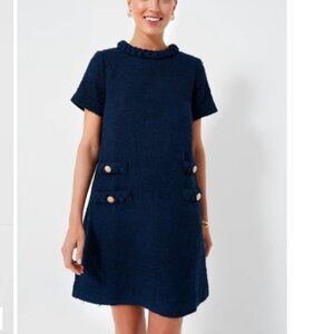 Tuckernuck Navy Tweed 'Jackie' Dress - Size M - NWT